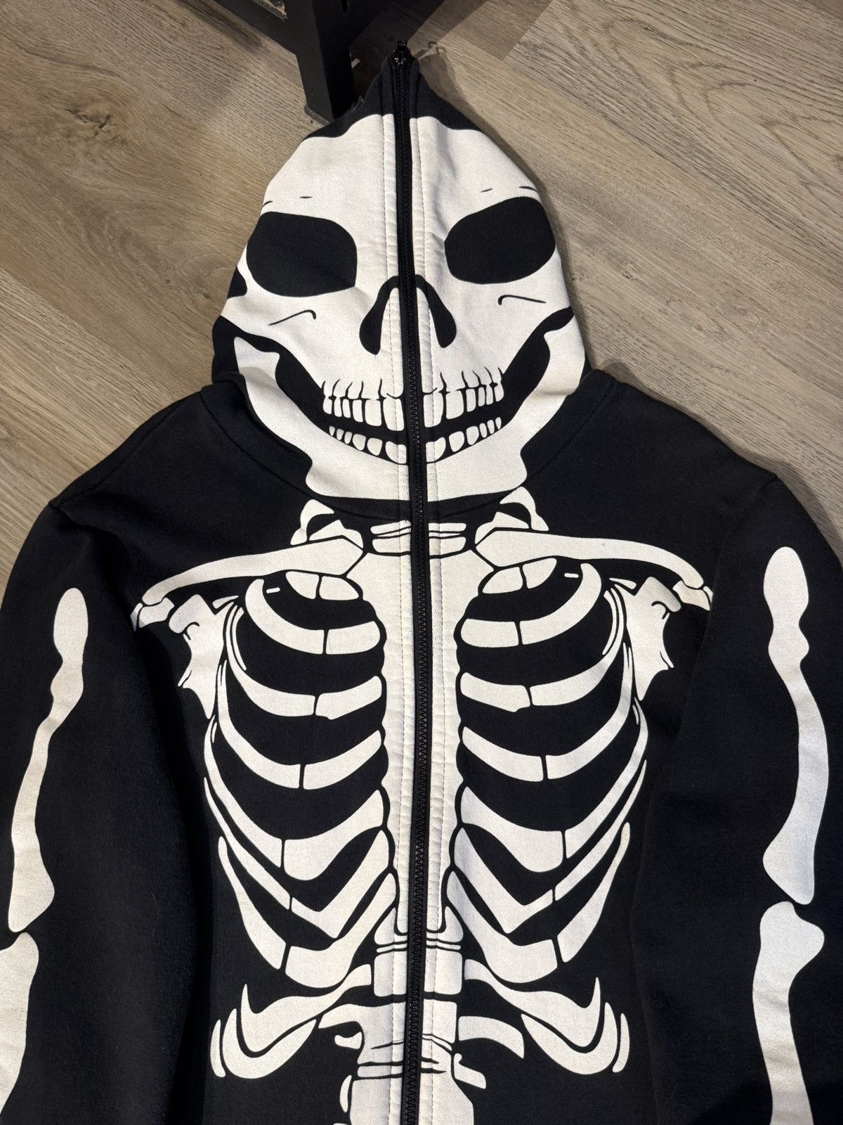 Japanese Brand SKULL SKELETON ZIP HOODIE LIKE PUNK STYLE Size US L / EU 52-54 / 3 - 2 Thumbnail