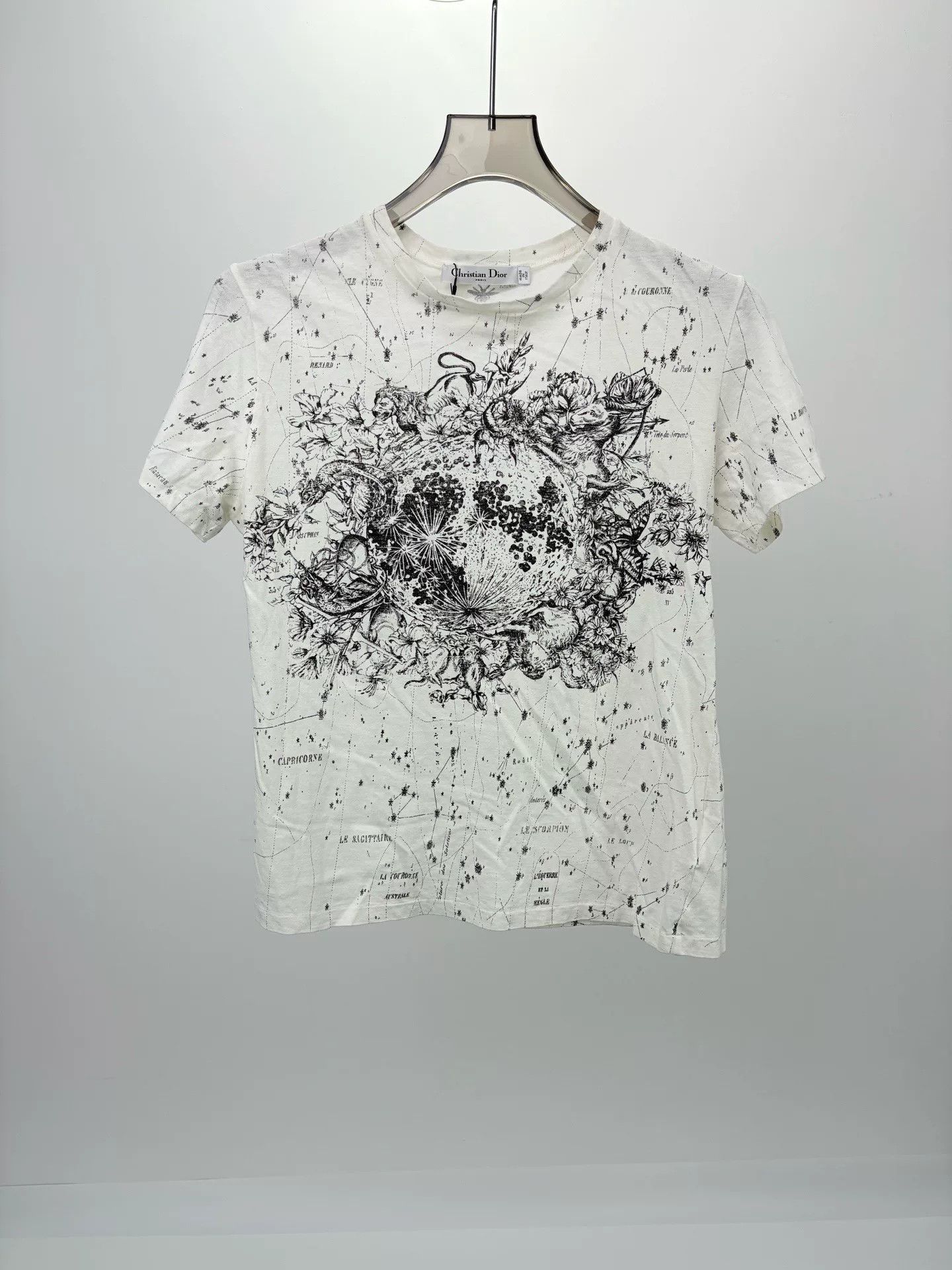 Dior dior watercolor constellation short sleeve tee Size US S / EU 44-46 / 1 - 1 Thumbnail