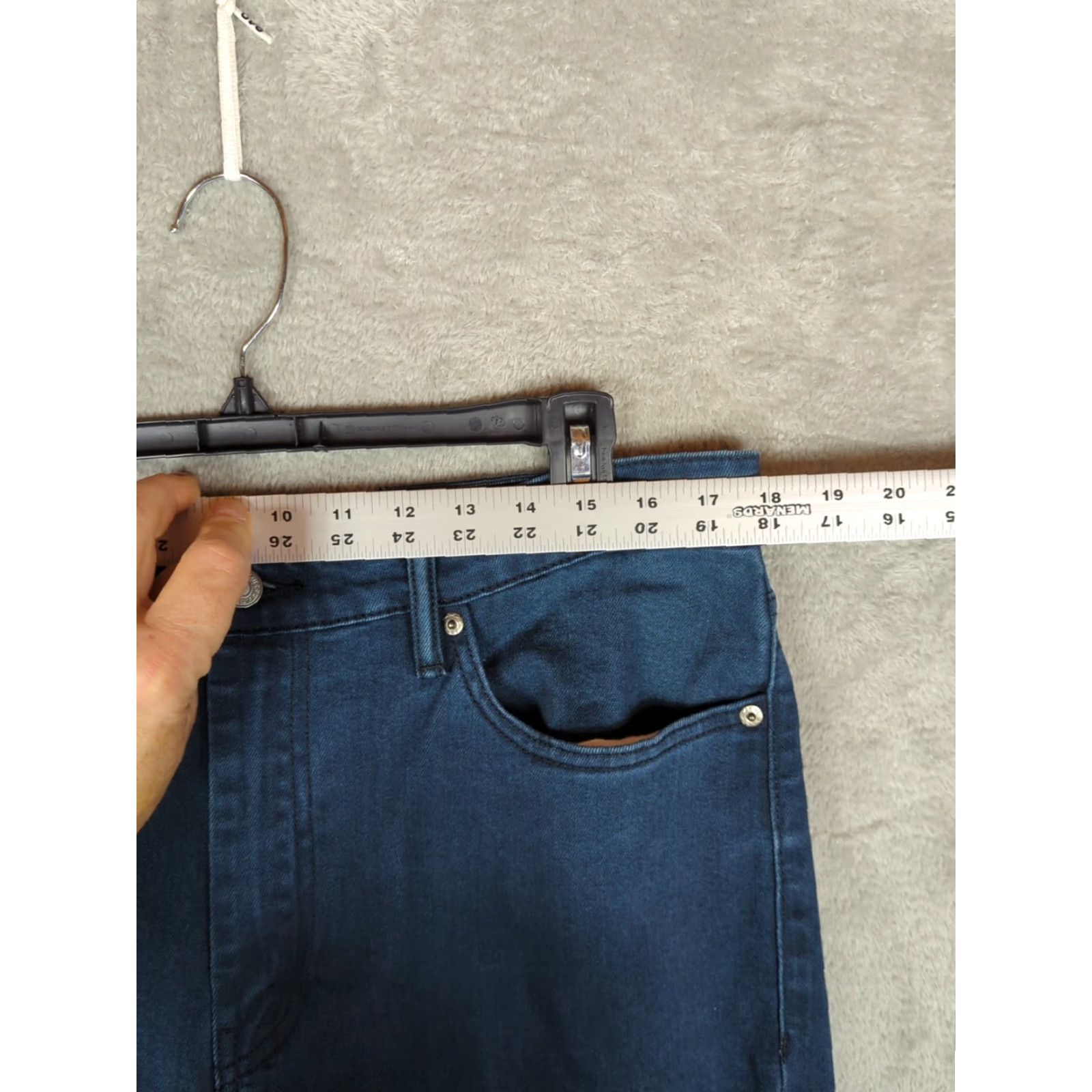 Levi's Levi's Jeans Slim 511 Commuter Reflective Dark Blue 36x27 5-Pocket Button Zipper Denim Jeans Mens Regular Slim Fit City Biker College Streetwear Size US 36 / EU 52 - 7 Thumbnail
