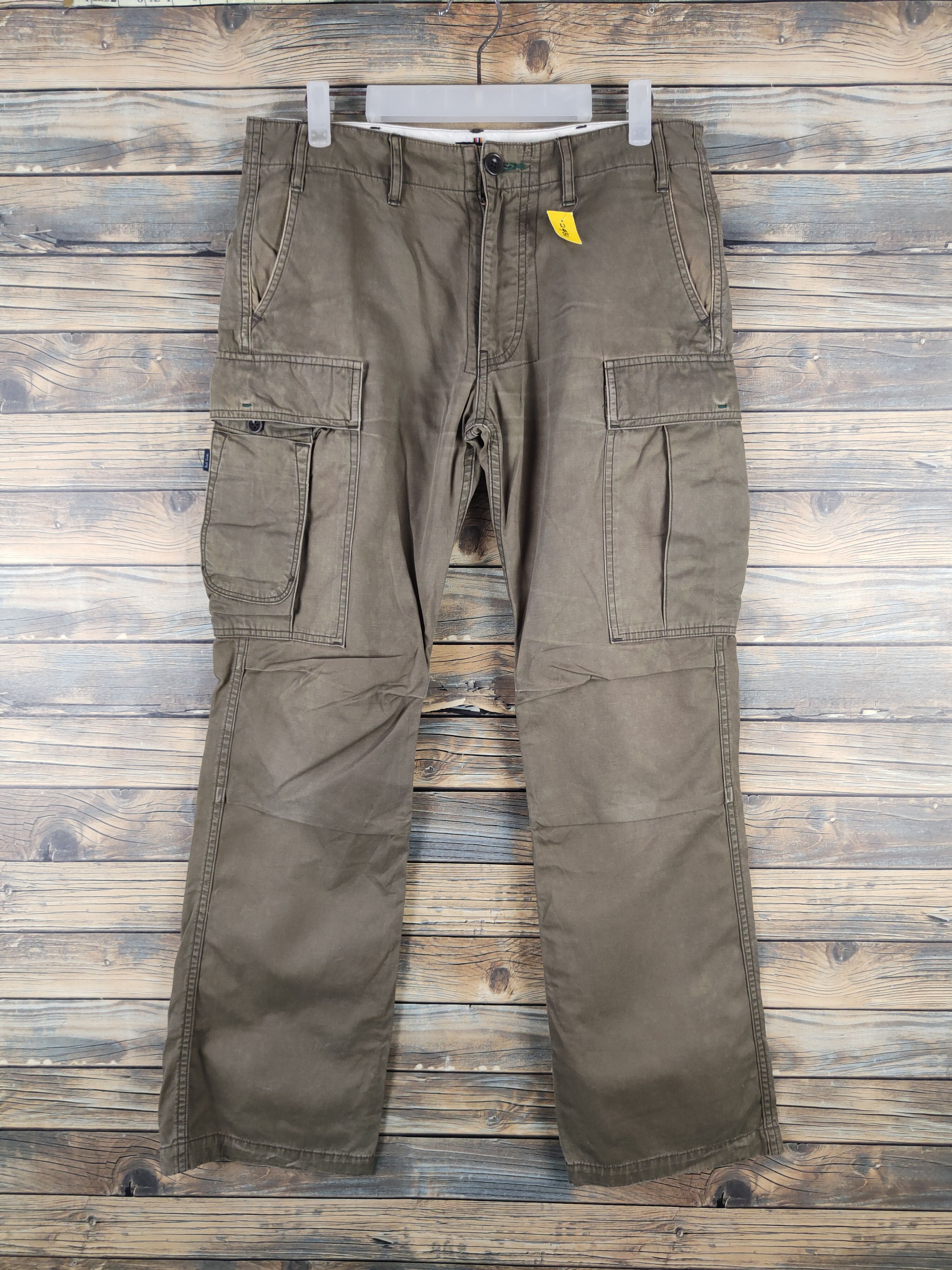 Paul Smith DL Paul Smith Beige Multipocket Cargo Pants #2431 Size US 31 - 1 Thumbnail