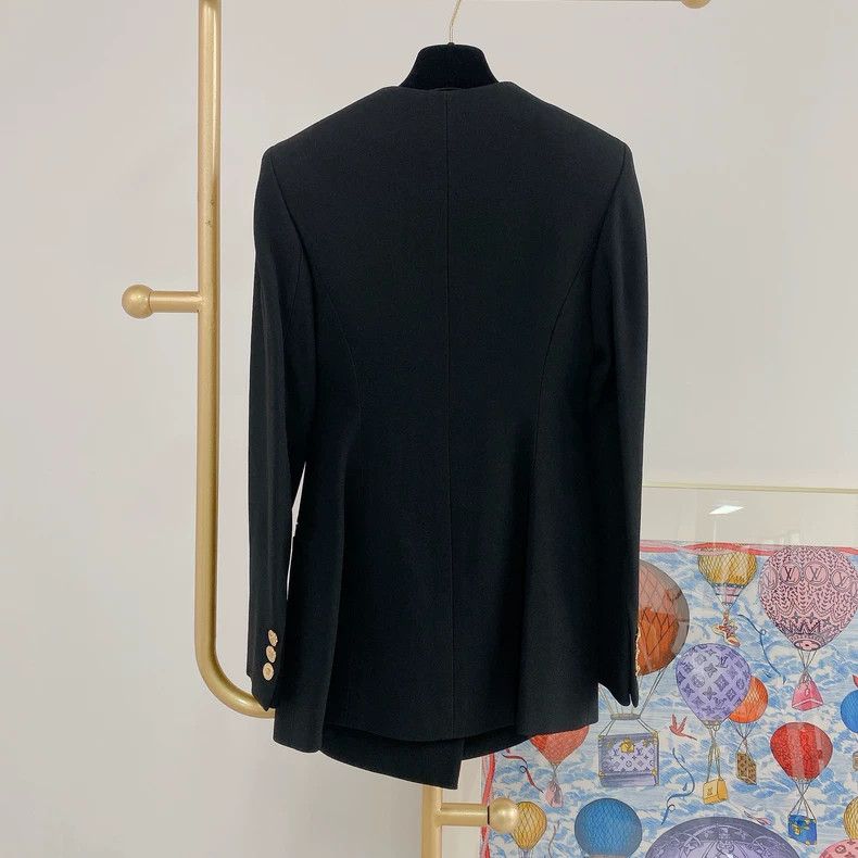 Versace Versace Black blazer Size S / US 4 / IT 40 - 2 Thumbnail