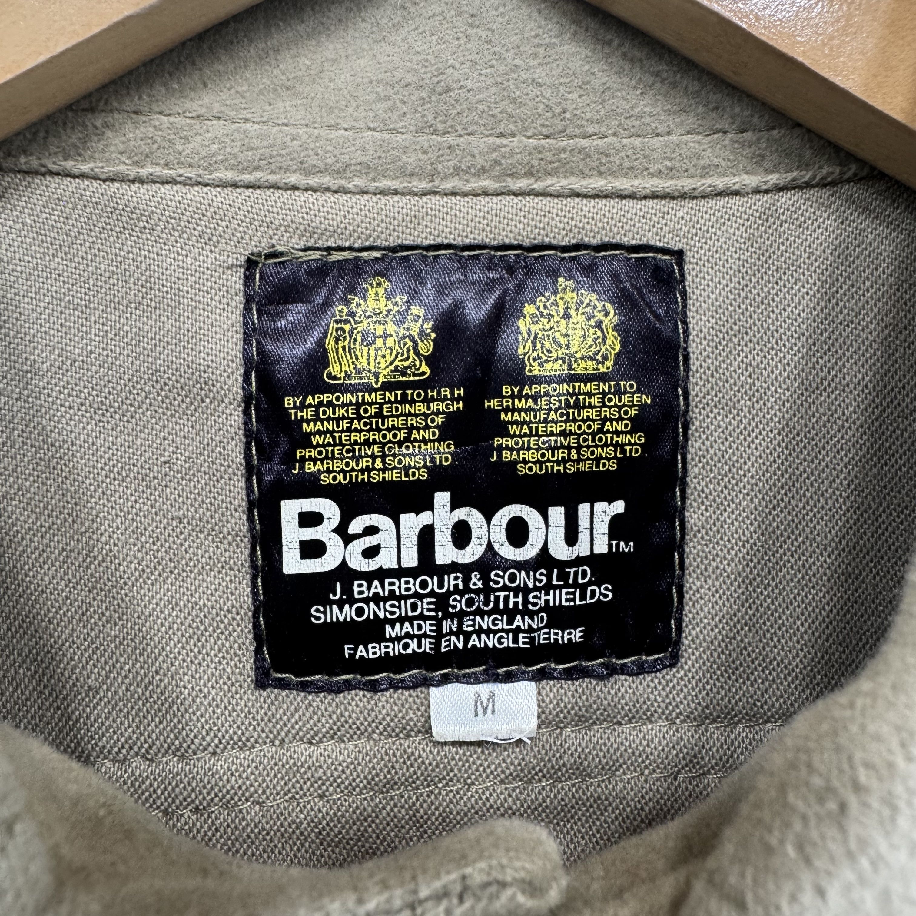 Vintage John Barbour England Plain Flannel Workwear
