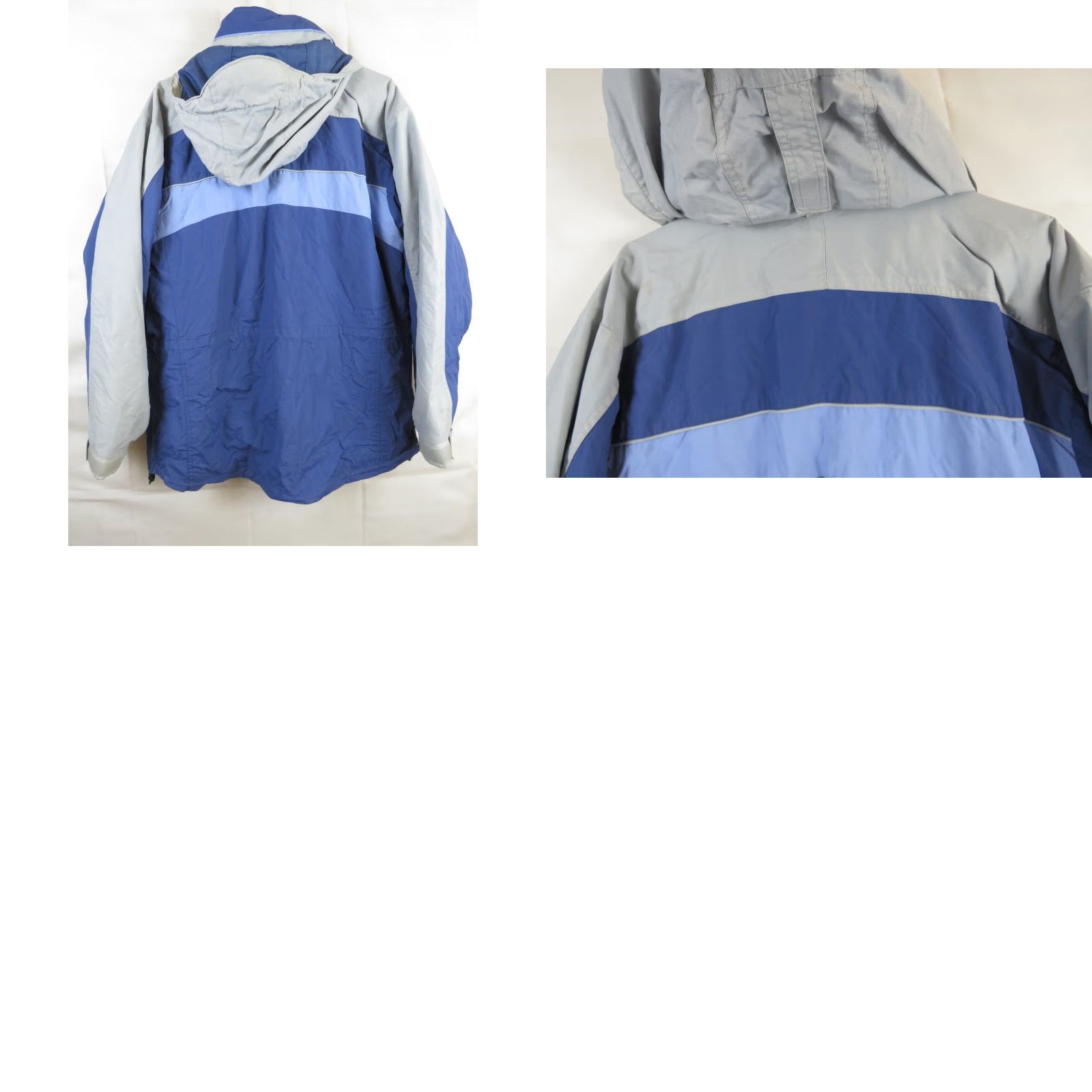 Vintage Columbia Jacket Women L Blue Hooded Lightweight Lined Zip Outdoor Womens Size L / US 10 / IT 46 - 8 Thumbnail