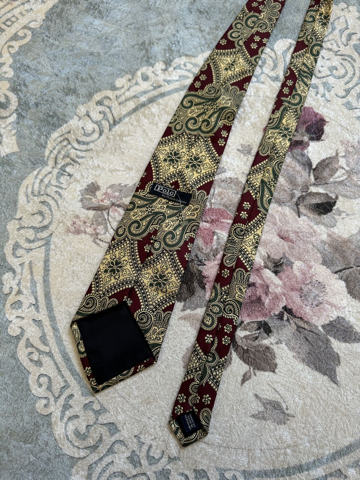 Polo Ralph Lauren Polo Ralph Lauren silk paisley multicoloured handmade tie Size ONE SIZE - 7 Thumbnail