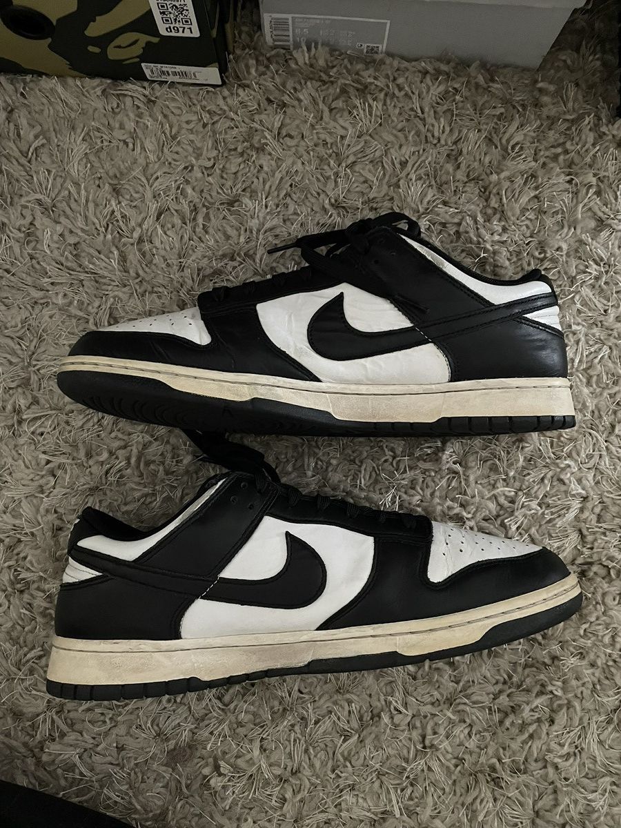 Nike Nike Dunk Low Panda Size US 12 / EU 45 - 3 Thumbnail