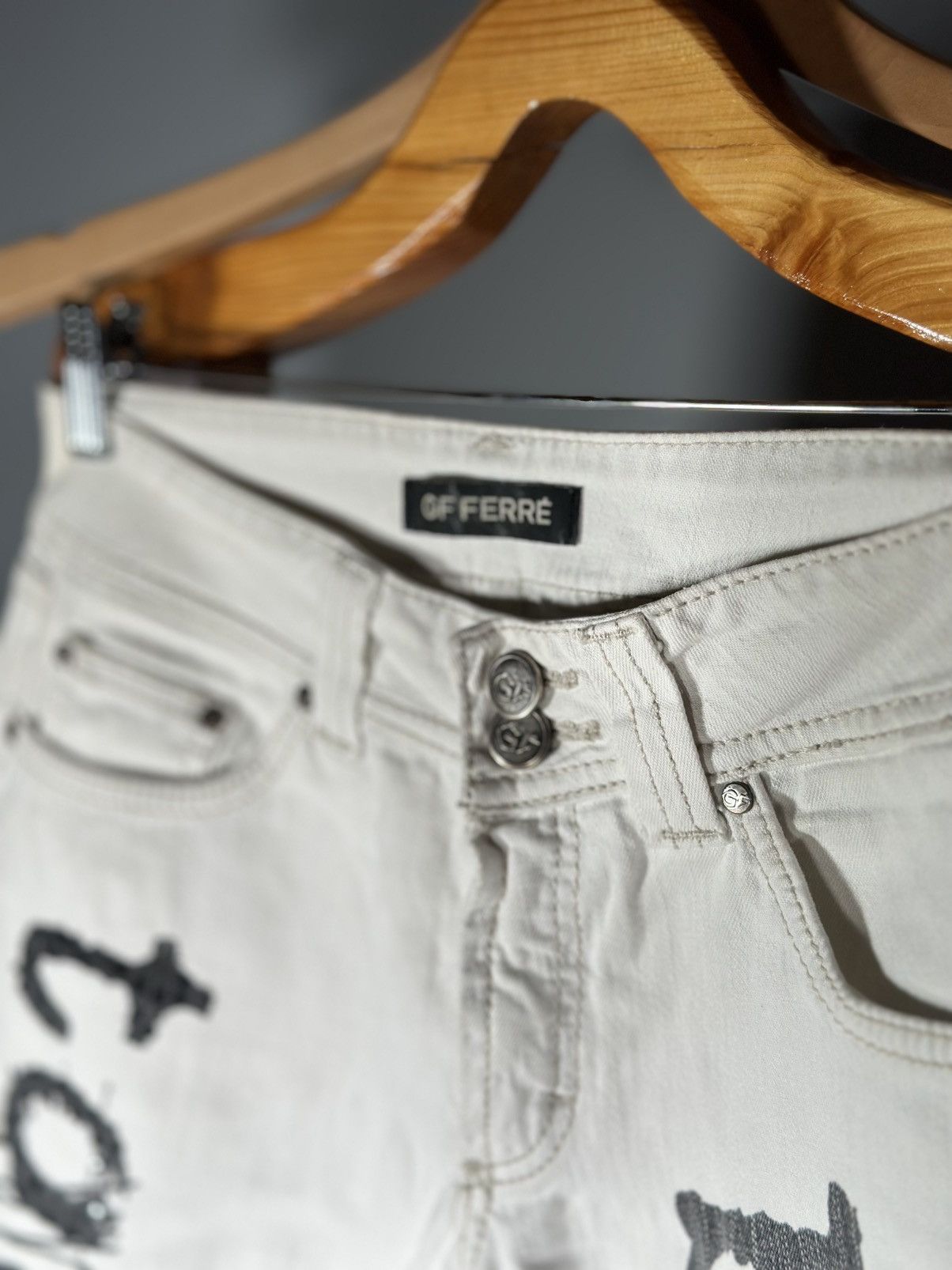 Gianfranco Ferre Gianfranco Ferre denim Jeans 🔥 vntg rare 90s Size 28" / US 6 / IT 42 - 8 Thumbnail