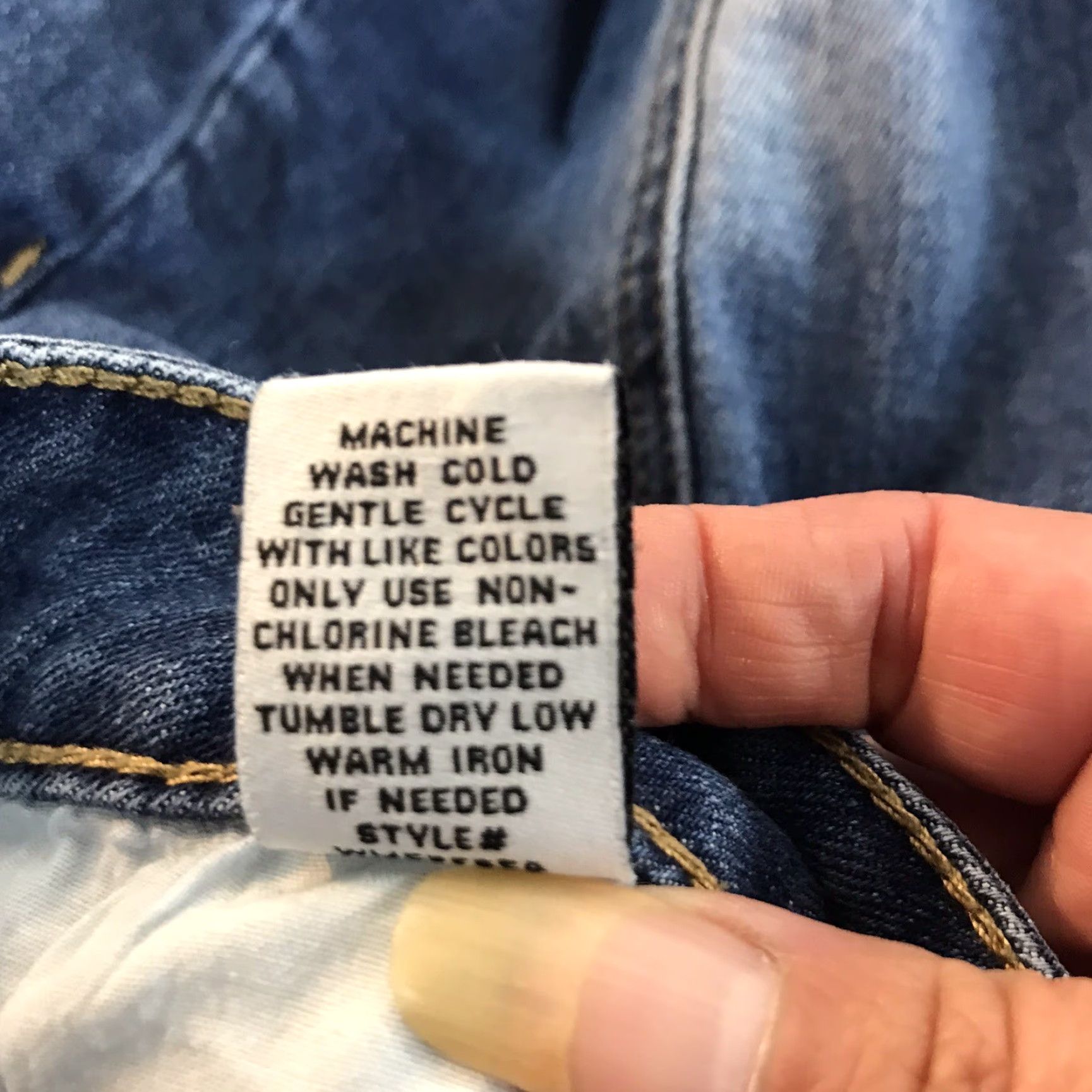 Vintage Madden NYC High-Rise Jeans Women's Size 13 Blue Denim 32x23 5-Pocket Modern Size 34" / US 12 / IT 48 - 5 Thumbnail