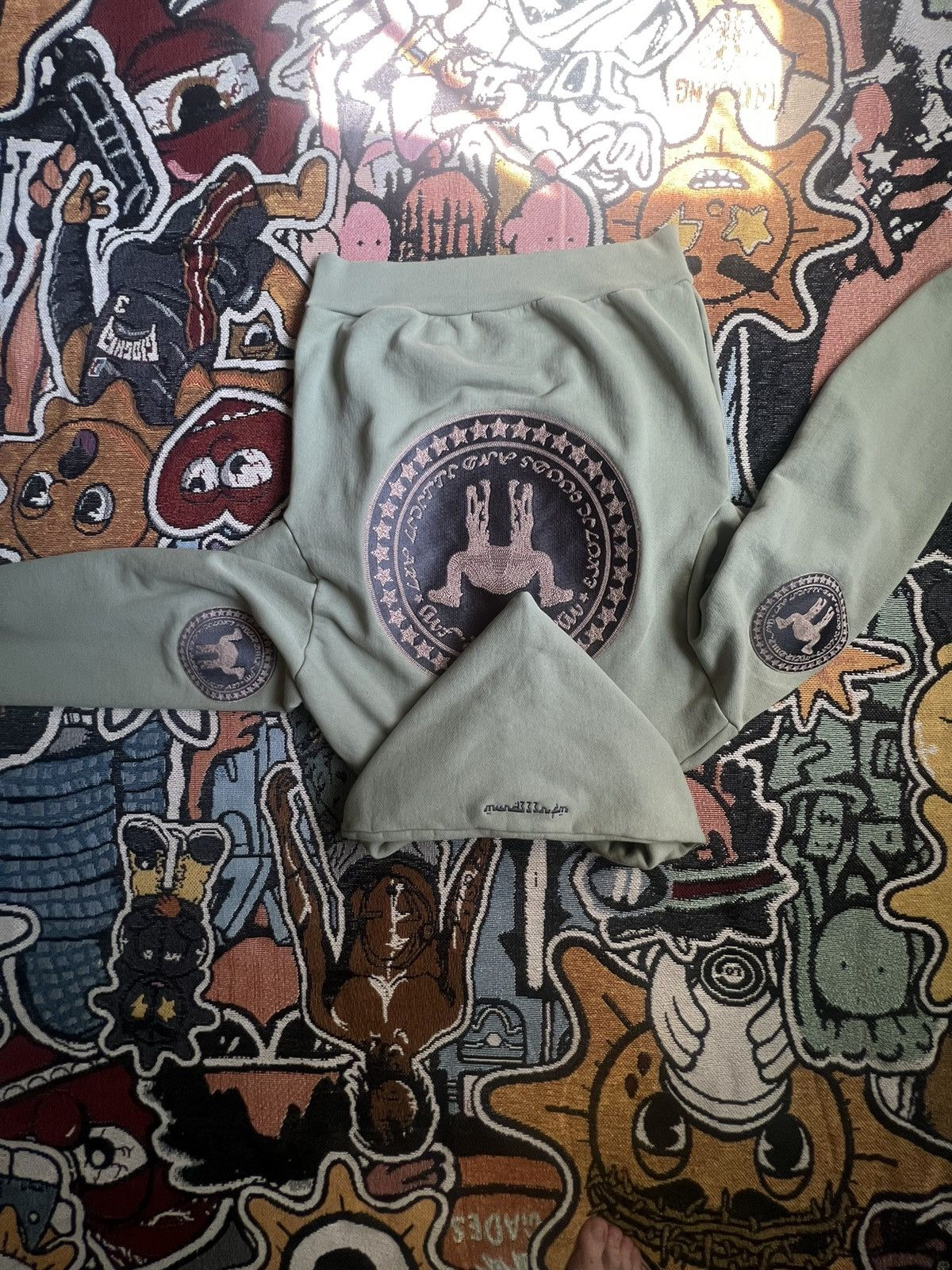 murd333r.fm Murd333r.Fm ‘ 🌐 Sage 🌐‘ Swamp Angels Hoodie Size US S / EU 44-46 / 1 - 15 Thumbnail