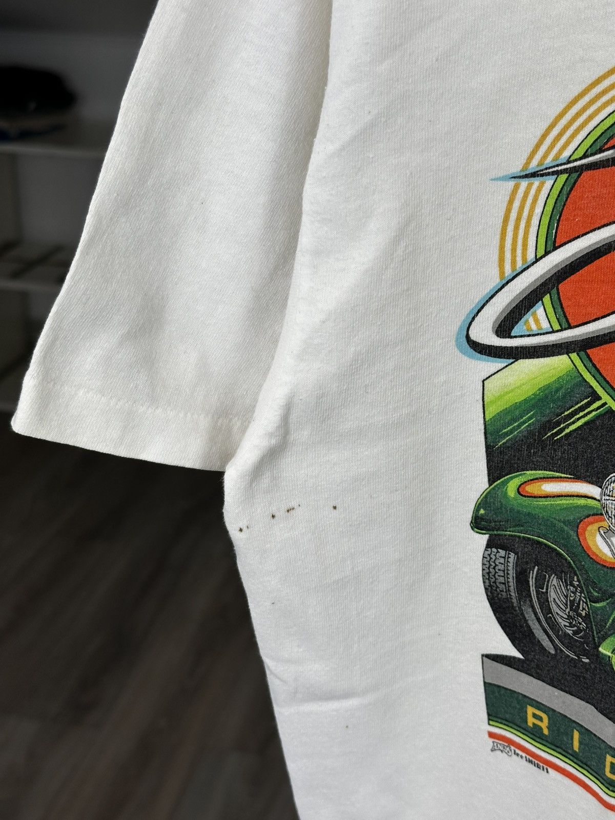 Vintage Crazy Vintage 89s Hot Rod Graphic Tee Single Stitch Size US L / EU 52-54 / 3 - 7 Thumbnail