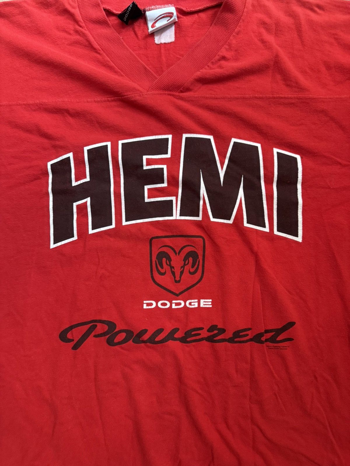 Ford × Vintage Vintage 80s DODGE HEMI Football Jersey Style Tee XLARGE Size US XL / EU 56 / 4 - 2 Thumbnail