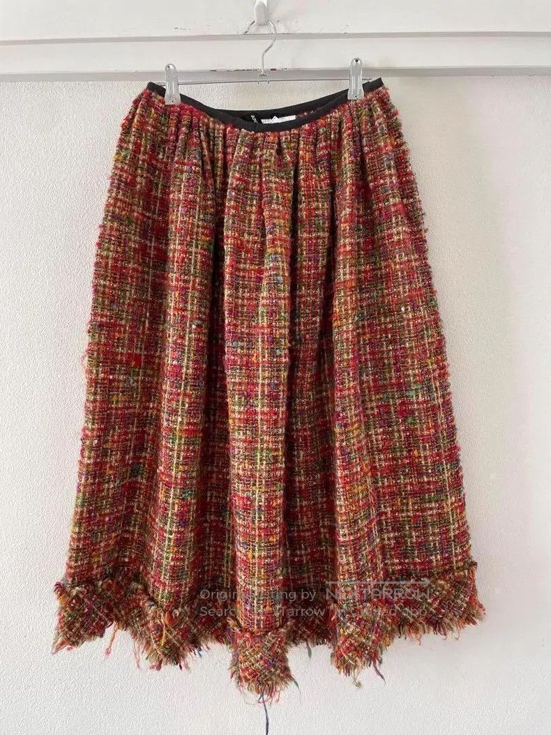 Junya Watanabe Junya Watanabe size M Coarse Tweed Knit Skirt Size 22" - 1 Thumbnail