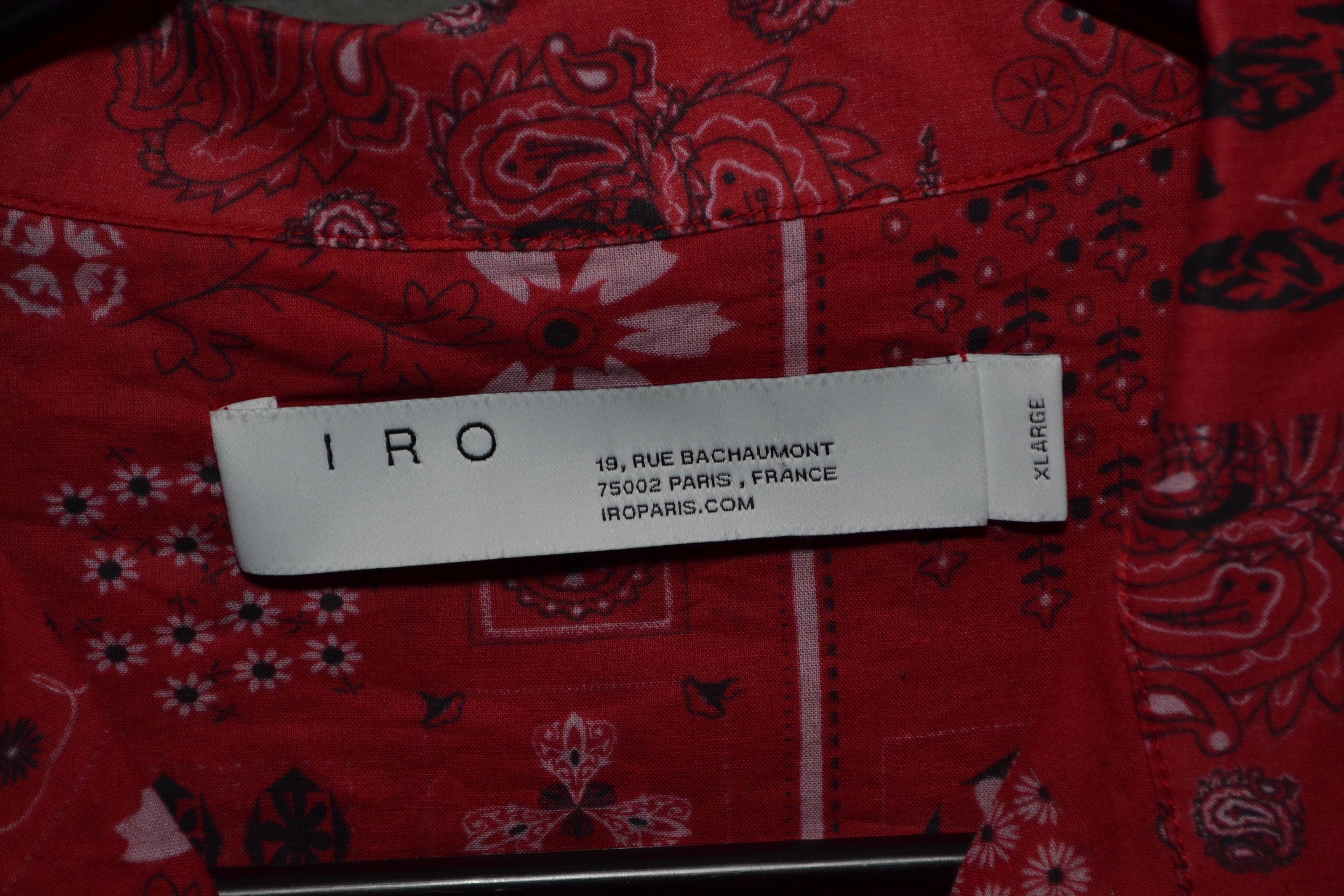 Iro IRO Whaiko Paisley Cotton-Gauze Shirt Native XL Size US XL / EU 56 / 4 - 5 Thumbnail