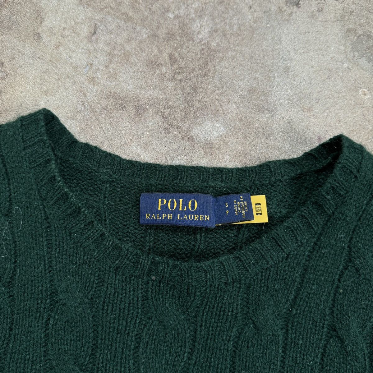 Polo Ralph Lauren × Ralph Lauren Polo Ralph Lauren Green Knit Wool Sweater Size S / US 4 / IT 40 - 4 Thumbnail