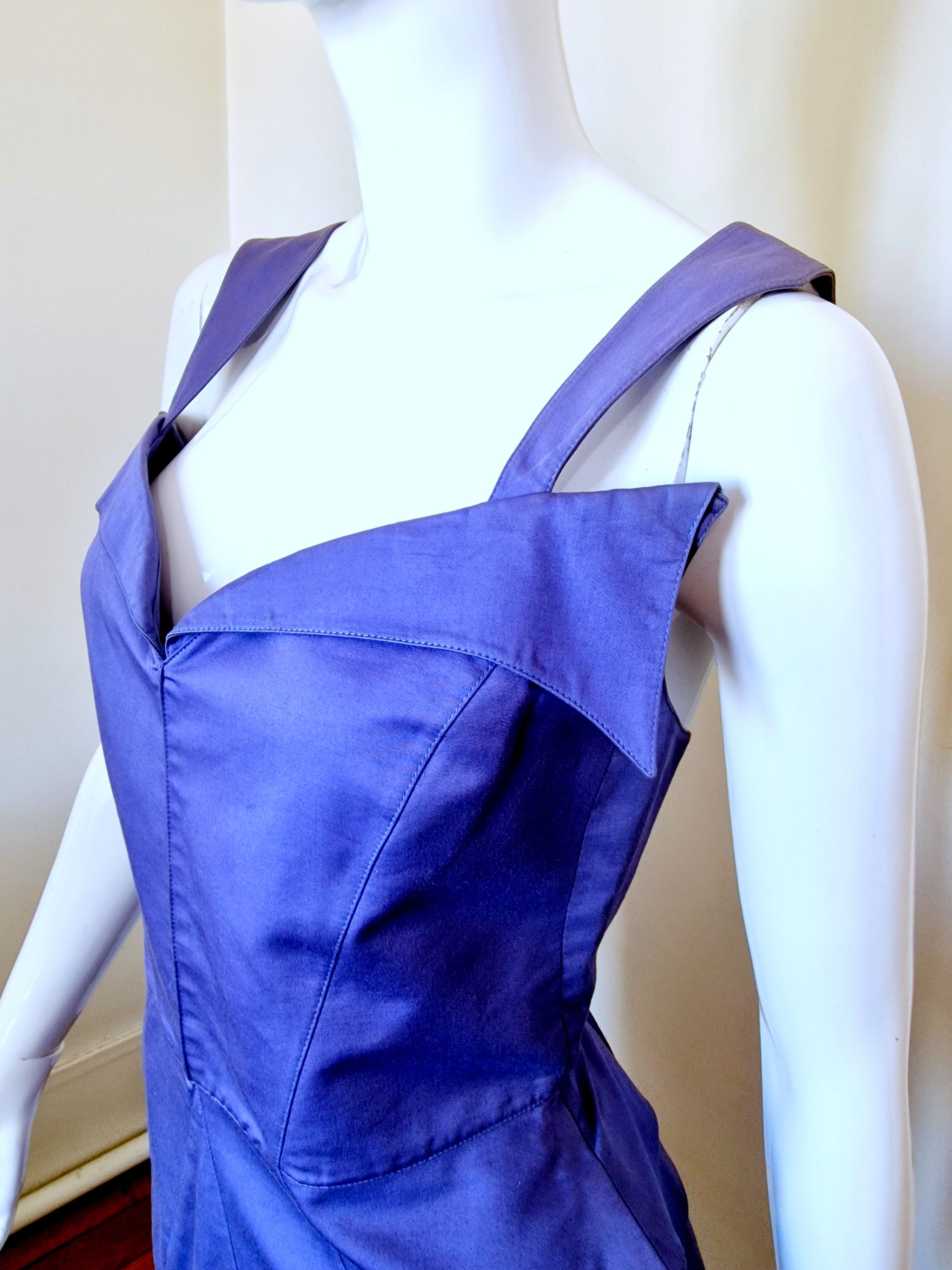 Thierry Mugler Thierry Mugler S/S 1989 Les Atlantes Atlantis Gown Dress Size L / US 10 / IT 46 - 4 Thumbnail