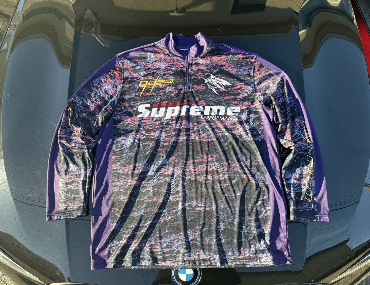 Supreme Supreme Waves Zip Pullover 1/4 Size US XL / EU 56 / 4 - 2 Thumbnail