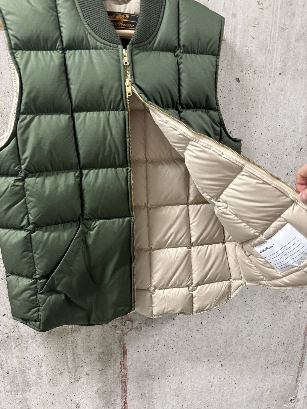Eddie Bauer × JJJJound JJJJound Eddie Bauer Puffer Down Vest Green Size US M / EU 48-50 / 2 - 3 Thumbnail