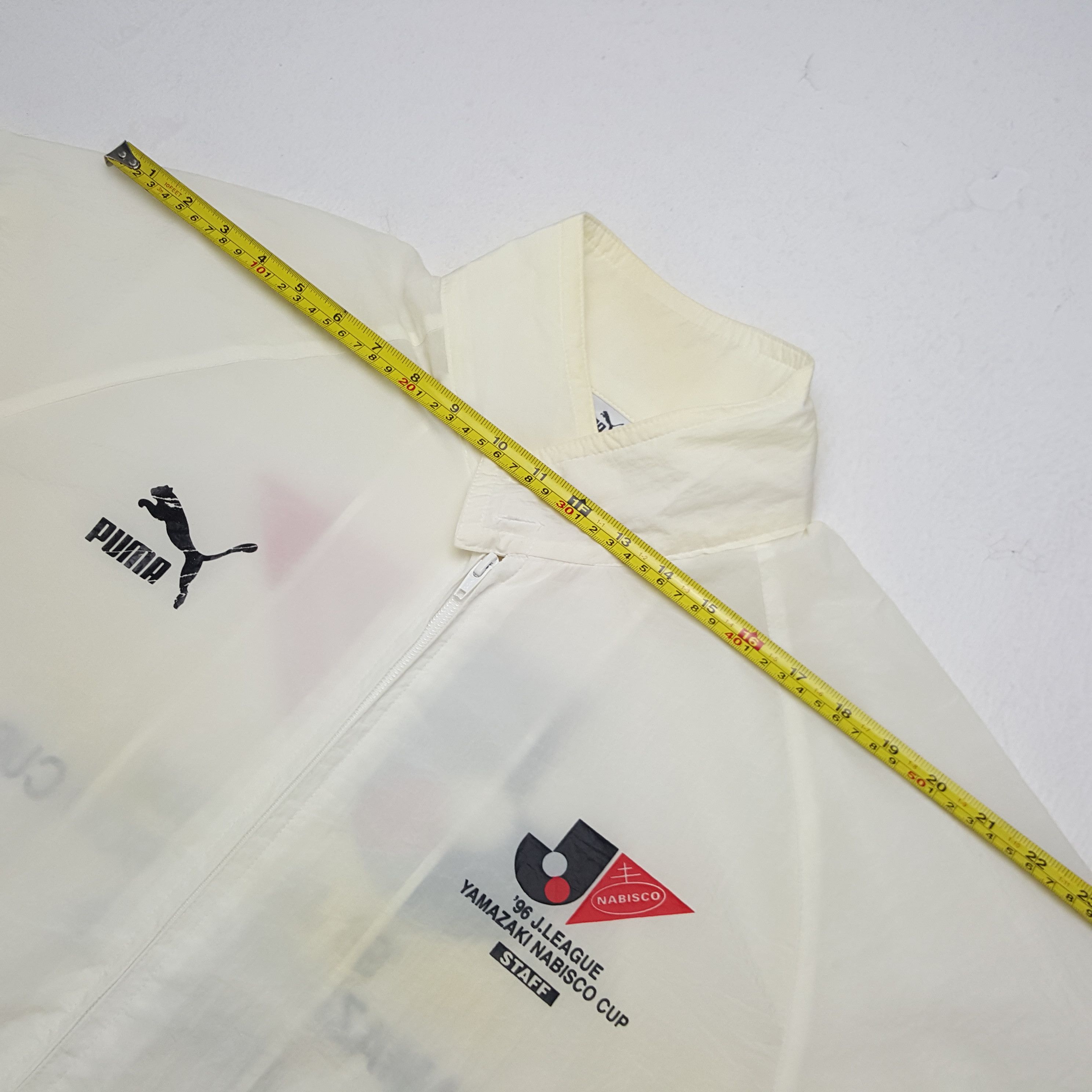 Puma × Vintage Vintage PUMA X Yamazaki Nabisco Cup Windbreaker Jacket Size US L / EU 52-54 / 3 - 5 Thumbnail