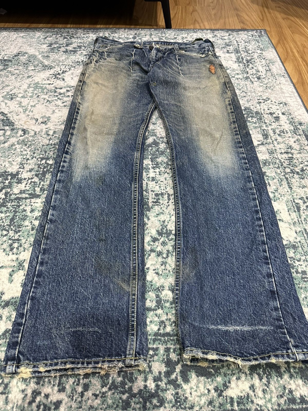 Marithe + Francois Girbaud Marithe+ Francois Girbaud X Full Metal Jacket Denim Pants Size US 30 / EU 46 - 3 Thumbnail