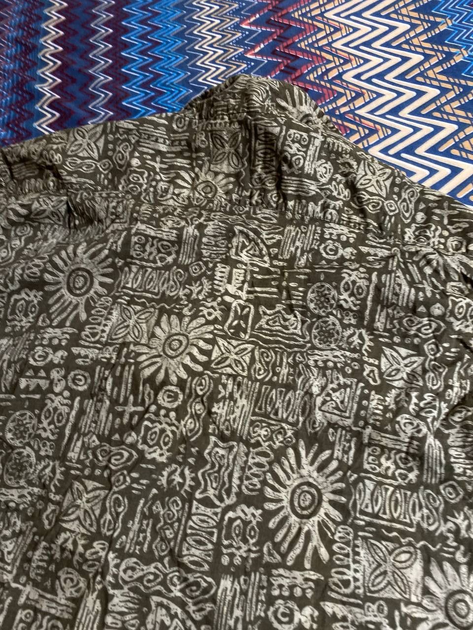 Vintage Short Sleeve Abstract Print Button Up Down Shirt Size US L / EU 52-54 / 3 - 13 Thumbnail
