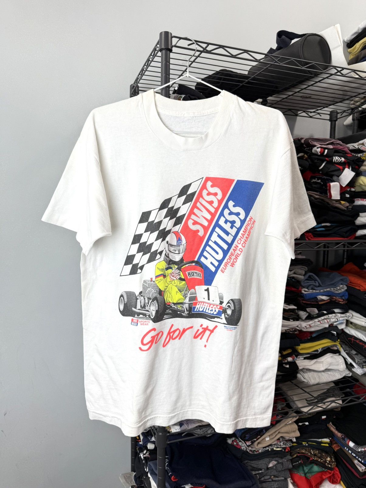 Vintage 90’s Vintage Racing Carting World Champion T Shirt Nascar Size US M / EU 48-50 / 2 - 1 Thumbnail