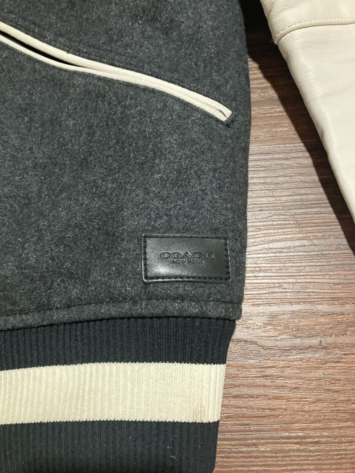 Coach Coach Mens Wool Leather Varsity Jacket Size US M / EU 48-50 / 2 - 3 Thumbnail