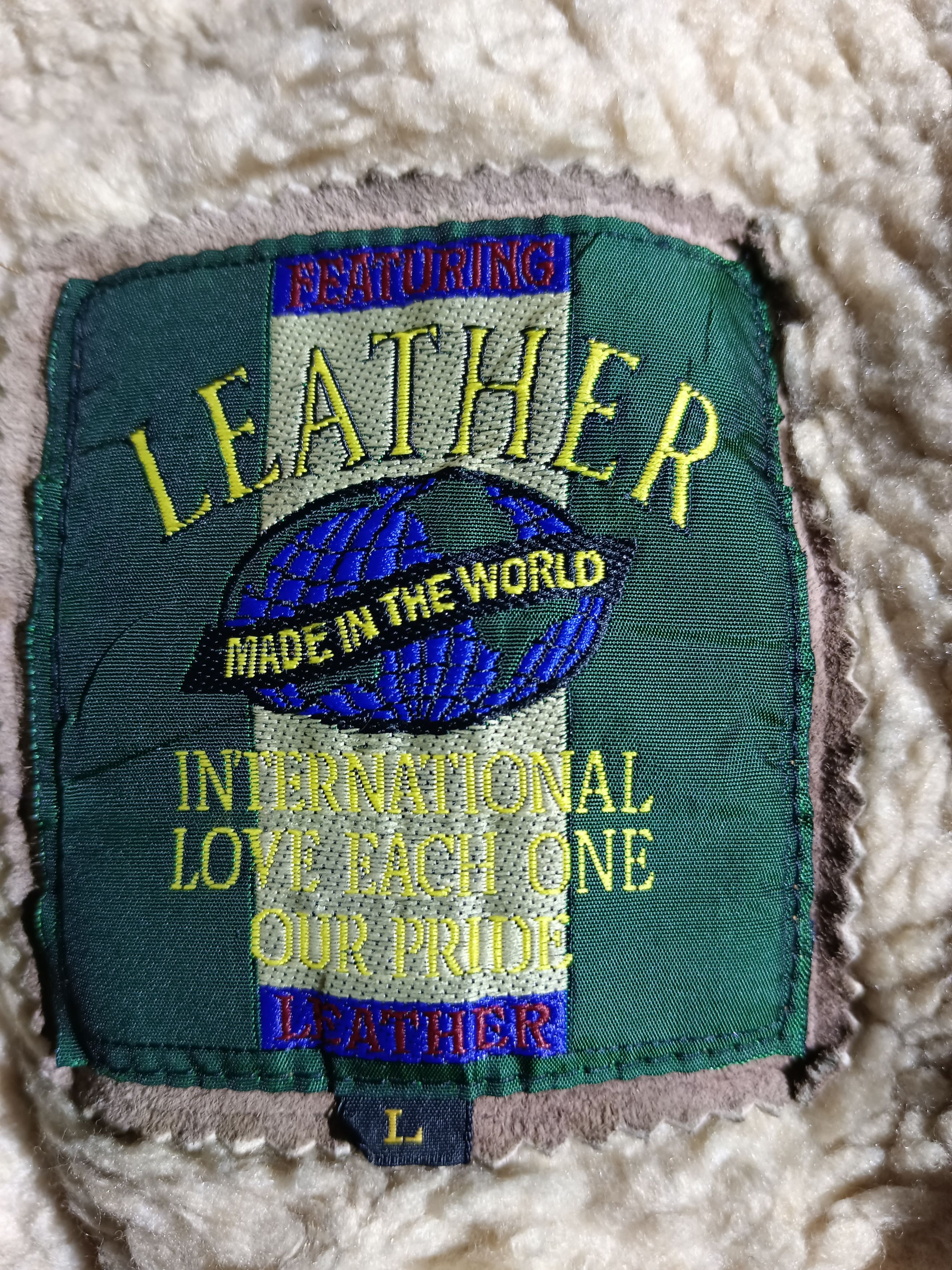 14th Addiction × Vintage Vintage Cow Suede Leather Jacket Fur Size US L / EU 52-54 / 3 - 10 Thumbnail