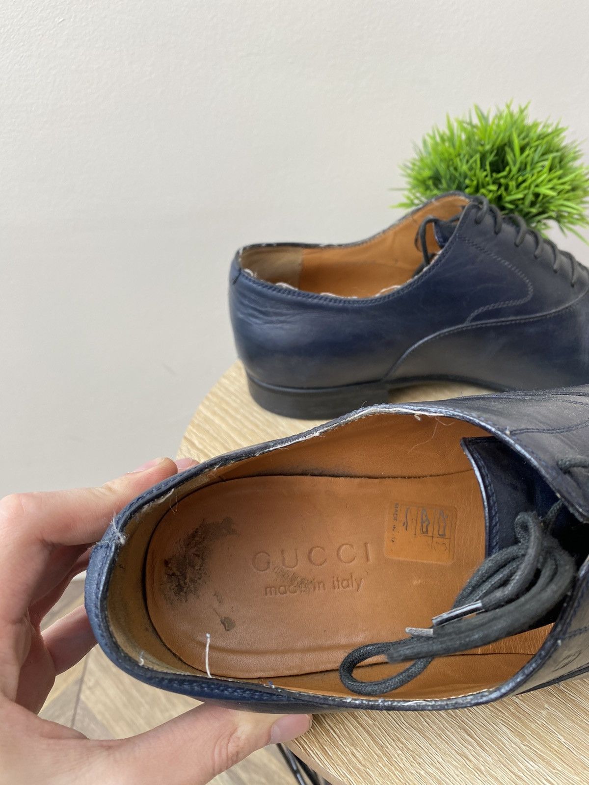 Gucci Vintage Gucci Leather Dress Shoes Size US 10 / EU 43 - 3 Thumbnail