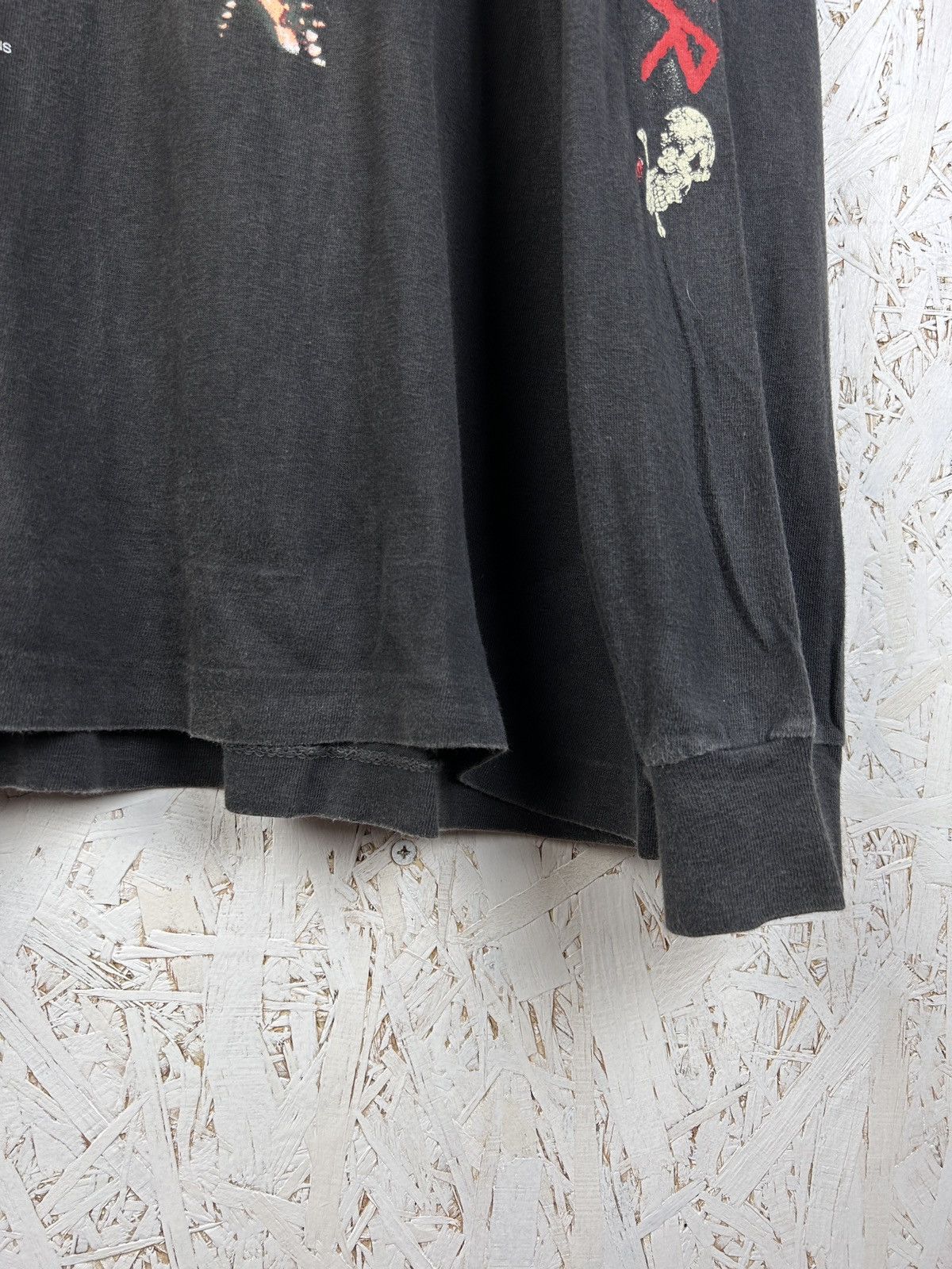 Band Tees 90s Vintage Slayer Spiral Designs Licensed Faded Long Sleeve Size US XL / EU 56 / 4 - 5 Thumbnail