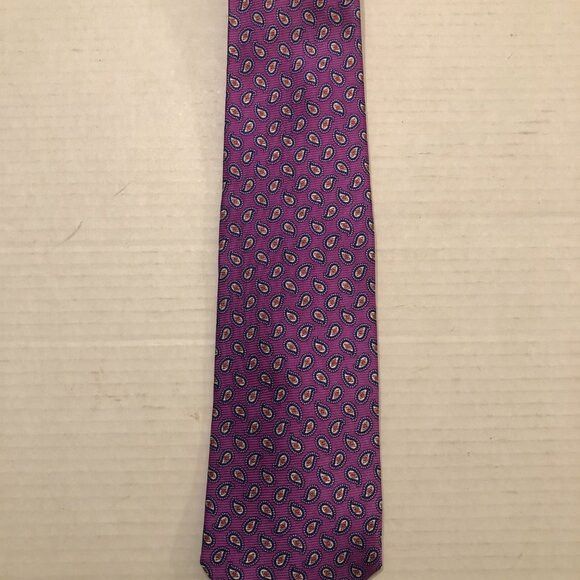 Robert Talbott Robert talbott men's new purple silk tie 3 1/2" X 57 1/2" Size ONE SIZE - 2 Thumbnail