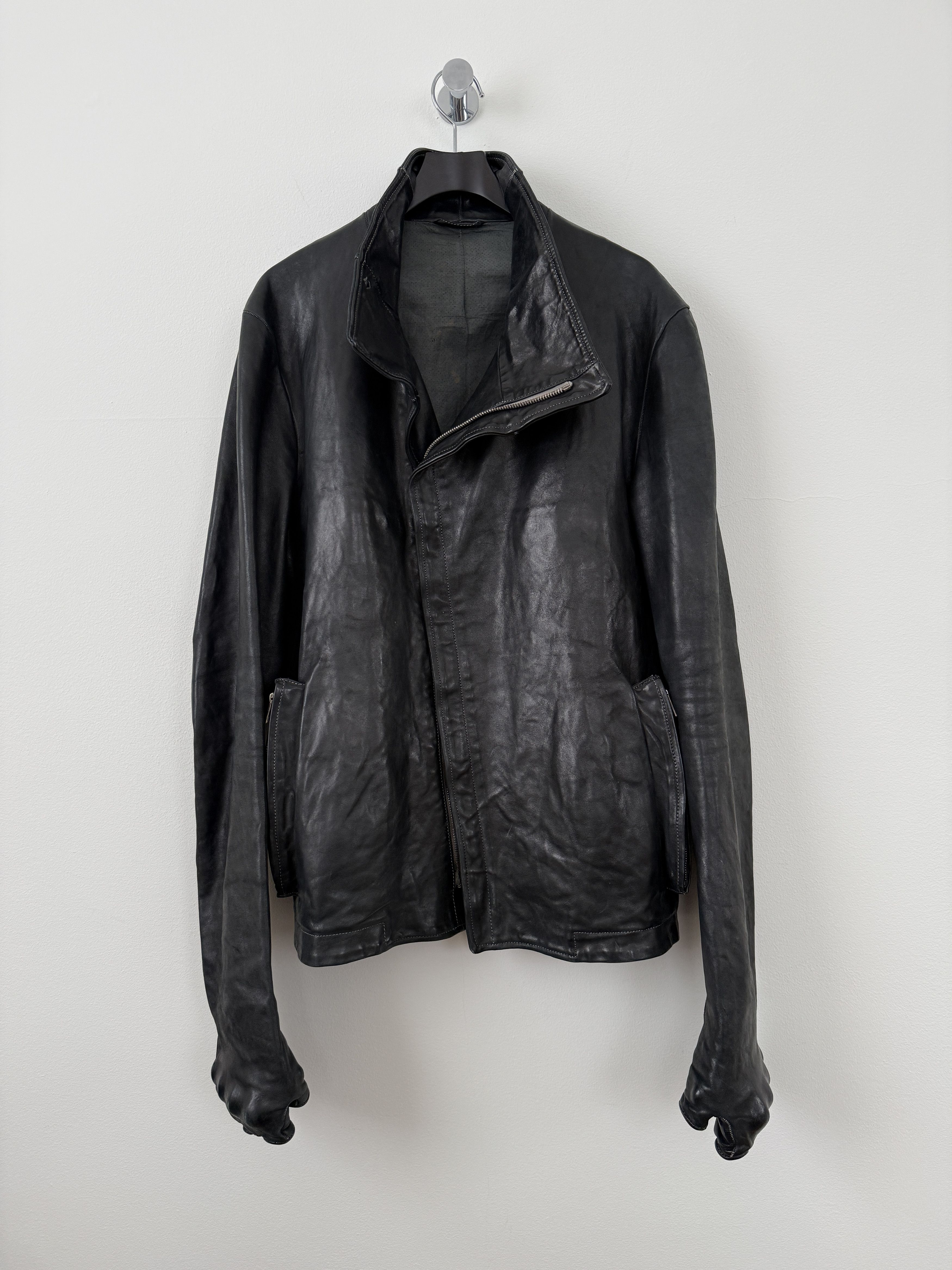 Carol Christian Poell Horse Leather Concealed Prosthetic Gloved Jacket Size US L / EU 52-54 / 3 - 3 Thumbnail