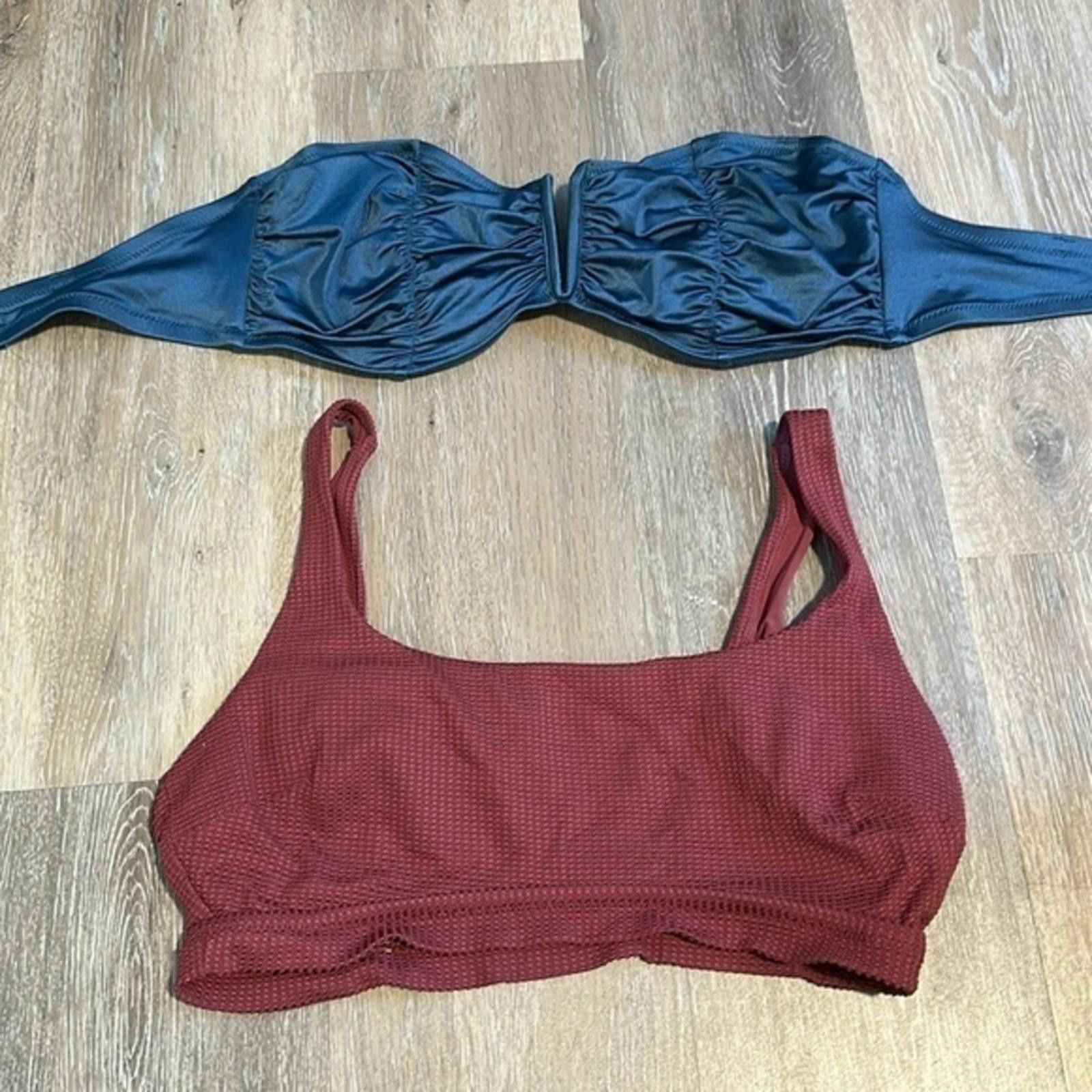 Other AERIE XL BIKINI SHADE SHORE LOT 38DD SWIM BANDEAU STRAPLESS Size ONE SIZE - 1 Thumbnail