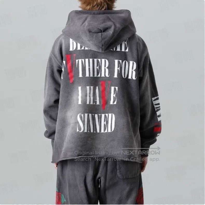 Saint Michael Saint Michael Collaboration distressed washed printed hoo Size US L / EU 52-54 / 3 - 2 Thumbnail