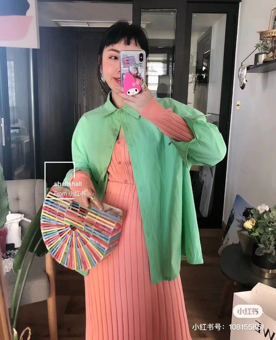Cult Gaia Cult Gaia Colorful Acrylic Bamboo Clutch New Size ONE SIZE - 7 Thumbnail