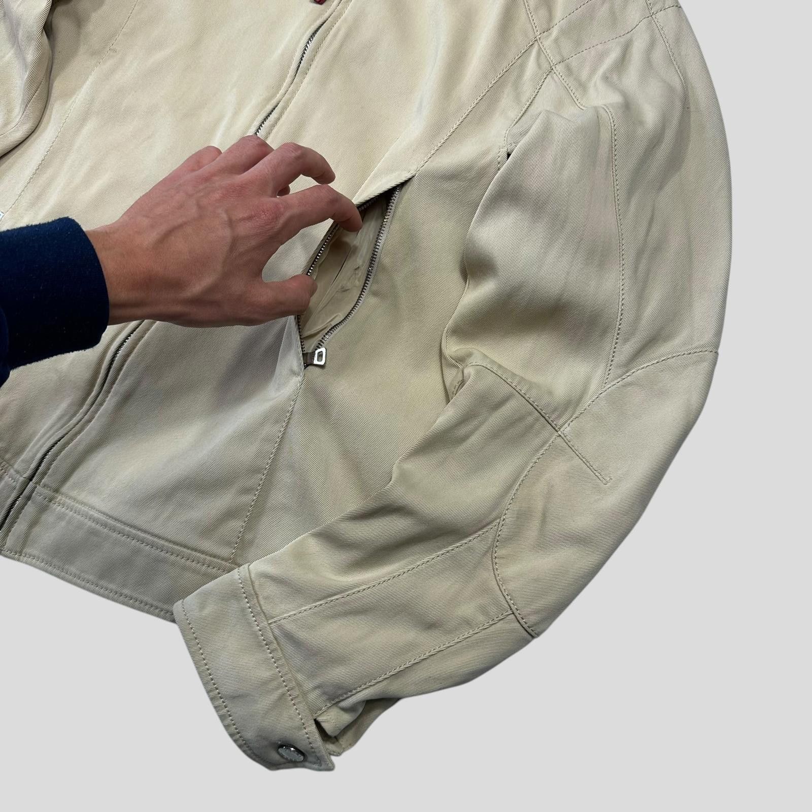 Prada Prada Sport SS01 Articulated Cotton Reinforced Moto Jacket M Size US M / EU 48-50 / 2 - 3 Thumbnail