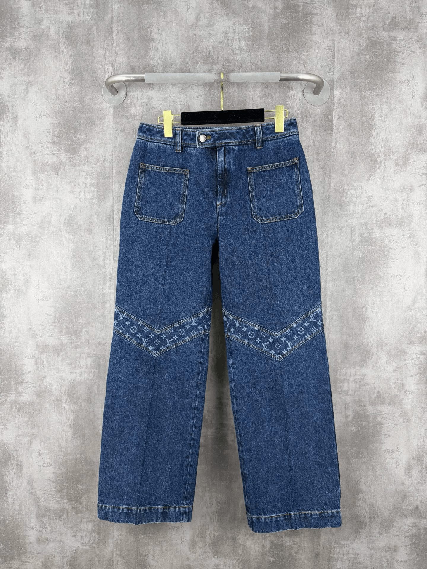 Louis Vuitton Louis Vuitton Monogram Patchwork Jeans Size 38" / US 16 / IT 52 - 1 Thumbnail