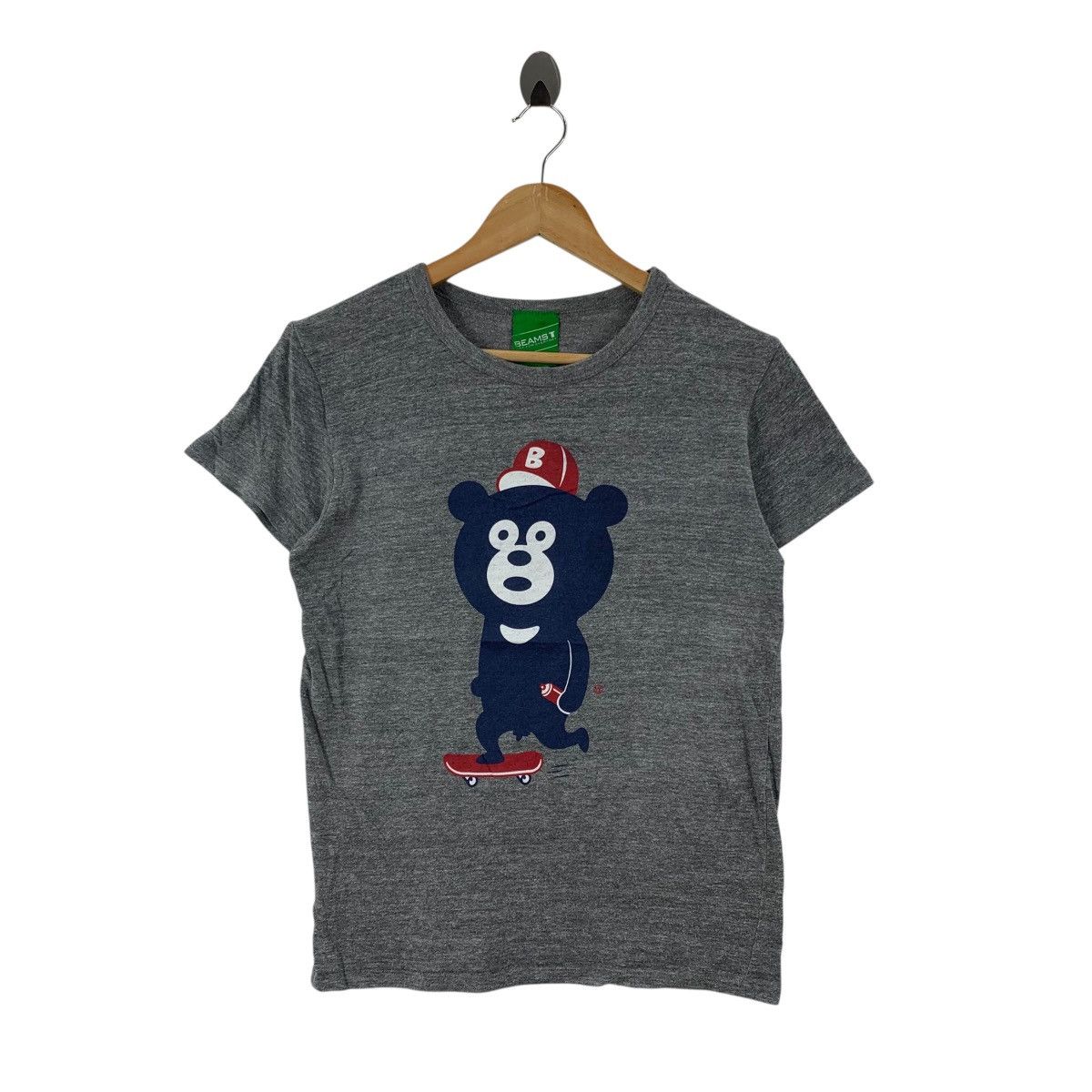 Beams Plus BEAMS BEAR Art For Everyday Japanese Brand Tshirt Size US S / EU 44-46 / 1 - 1 Thumbnail