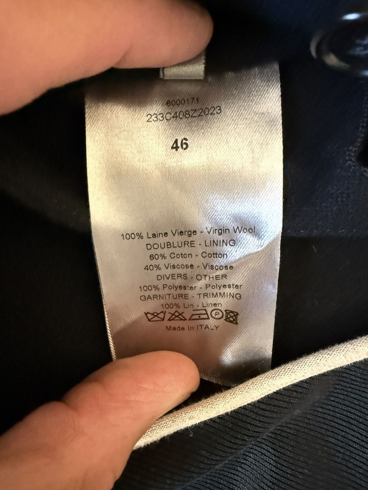 Dior Dior Homme - Kris Van Assche - 2009 F/W Wool Cropped Jacket Size US S / EU 44-46 / 1 - 6 Thumbnail