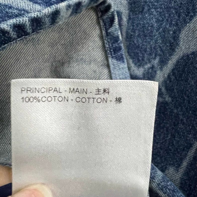 Louis Vuitton Louis Vuitton Blue presbyopic plaid denim shirt with short Size US XL / EU 56 / 4 - 4 Thumbnail