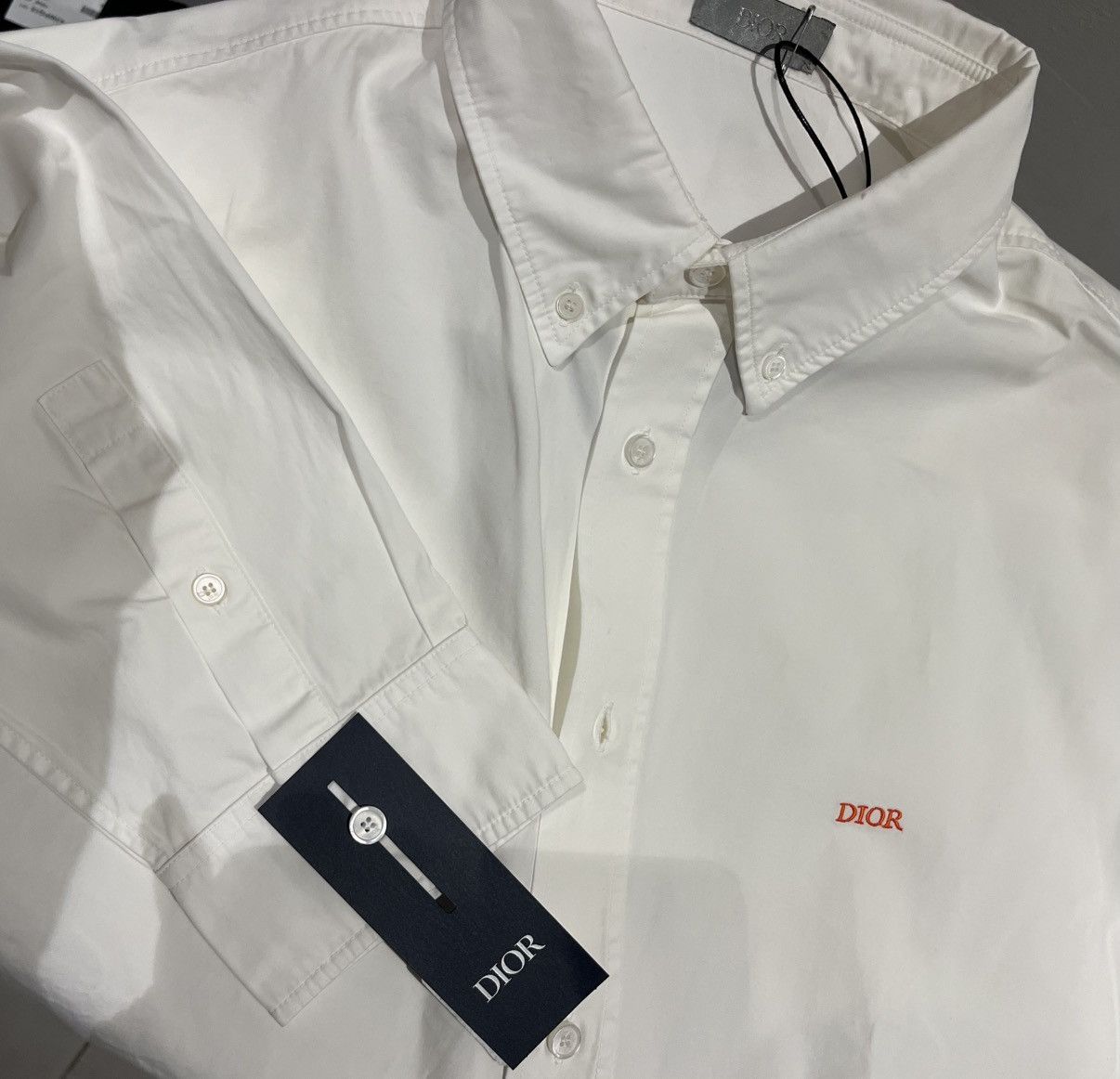 Dior Christian Dior Boxy poplin shirt Size US L / EU 52-54 / 3 - 1 Thumbnail