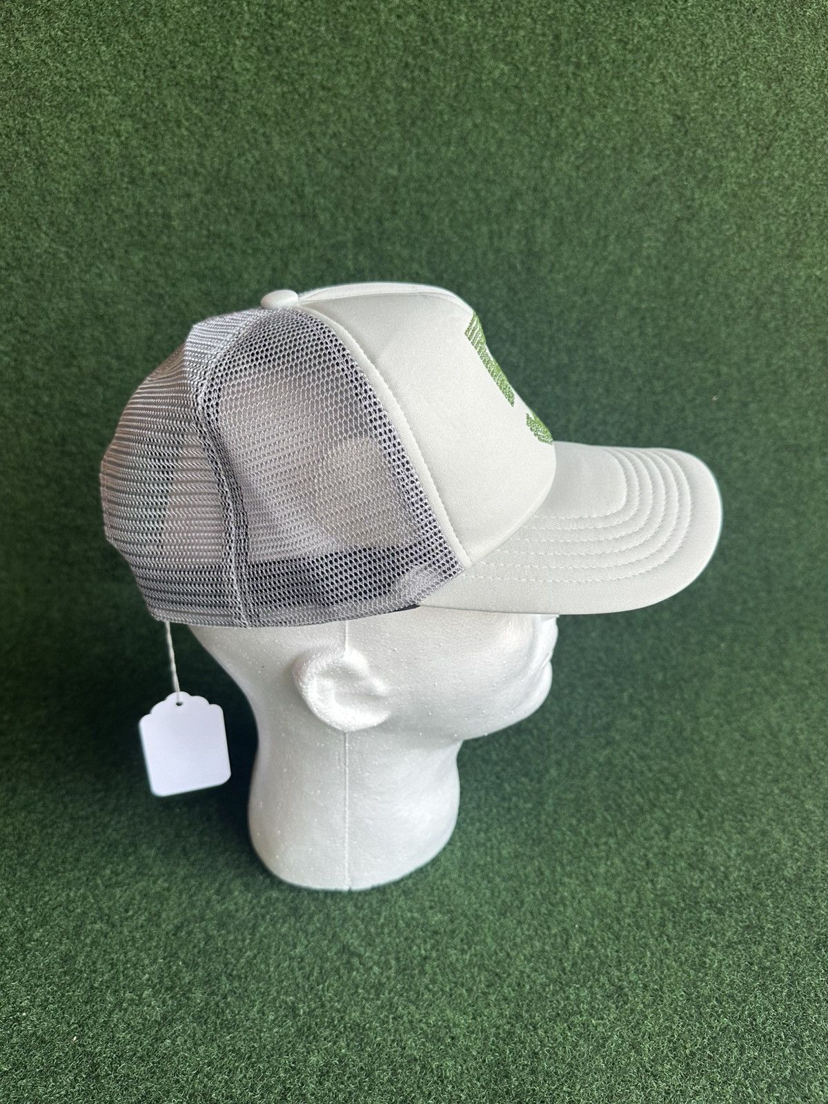 Sp5der Sp5der SP5 Rhinestone Hat Grey/Green Size ONE SIZE - 3 Thumbnail