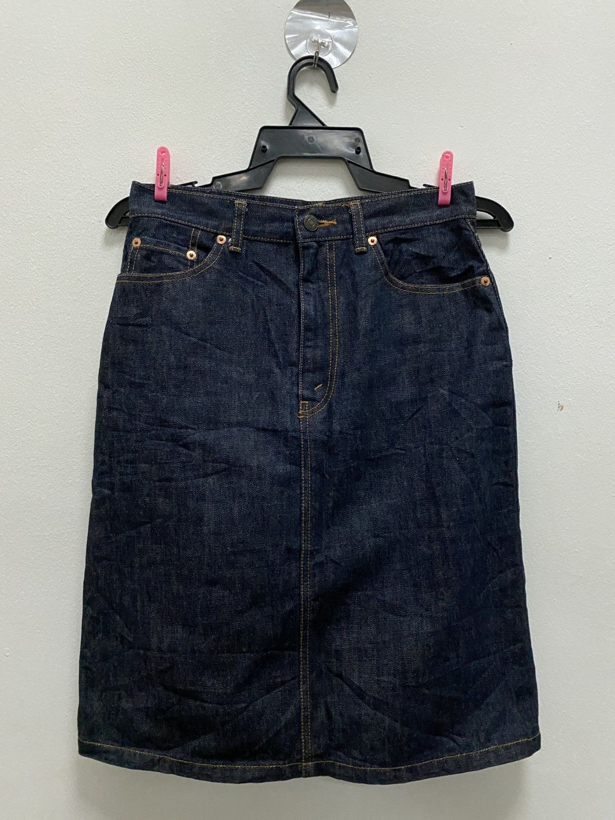 Levi's Levis Bluejeans Skirt Size 28" / US 6 / IT 42 - 2 Thumbnail
