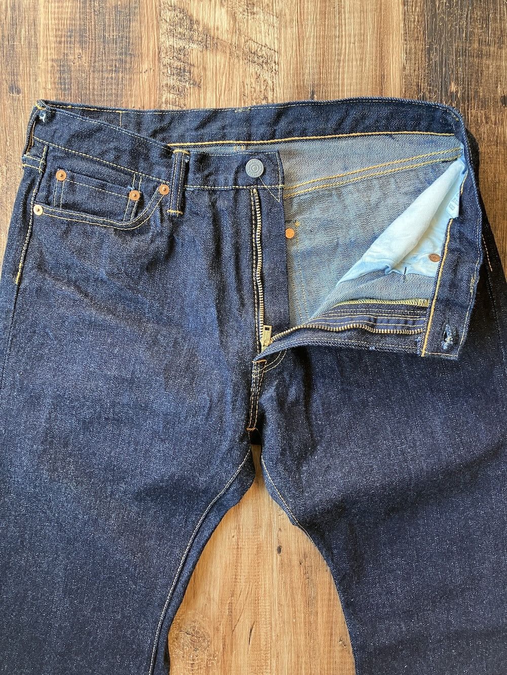 The Flat Head THE FLAT HEAD 1007 Bootcut W31 x L32 Zimbabwe cotton 14.5oz Size US 31 - 6 Thumbnail