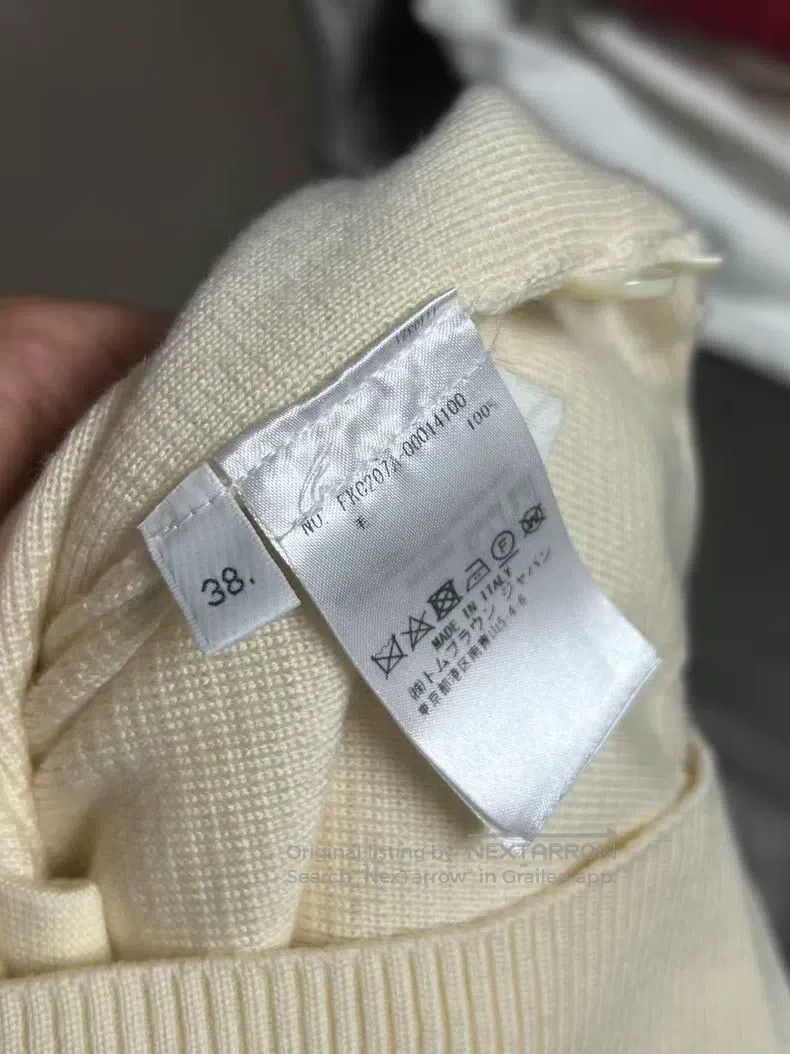 Thom Browne Thom Browne White four-barrel sweater Size XS / US 0-2 / IT 36-38 - 2 Thumbnail
