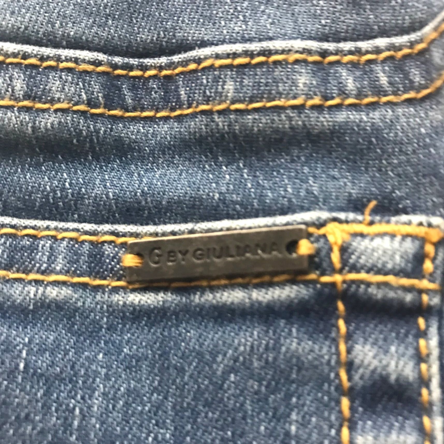 Vintage G By Giuliana G-Sculpt High Rise Button Detail Skinny Jeans Womens Size 10 Blue Size 32" / US 10 / IT 46 - 5 Thumbnail