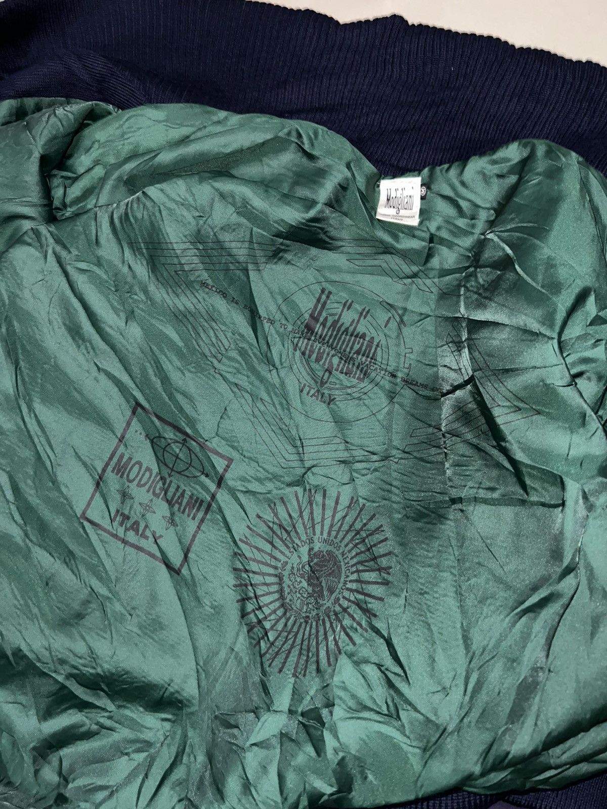 Coogi Vintage Modigliani Italy Uomo Coordwear Cardigan Bomber Size US XL / EU 56 / 4 - 6 Thumbnail