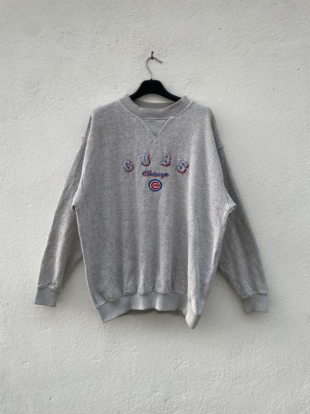 Vintage Vintage CUBS Chicago Fleece Sweatshirt Size US XL / EU 56 / 4 - 2 Thumbnail