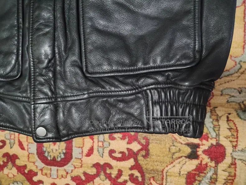 Schott Schott Genuine leather flight jacket multi-pocket cropped Size US L / EU 52-54 / 3 - 7 Thumbnail