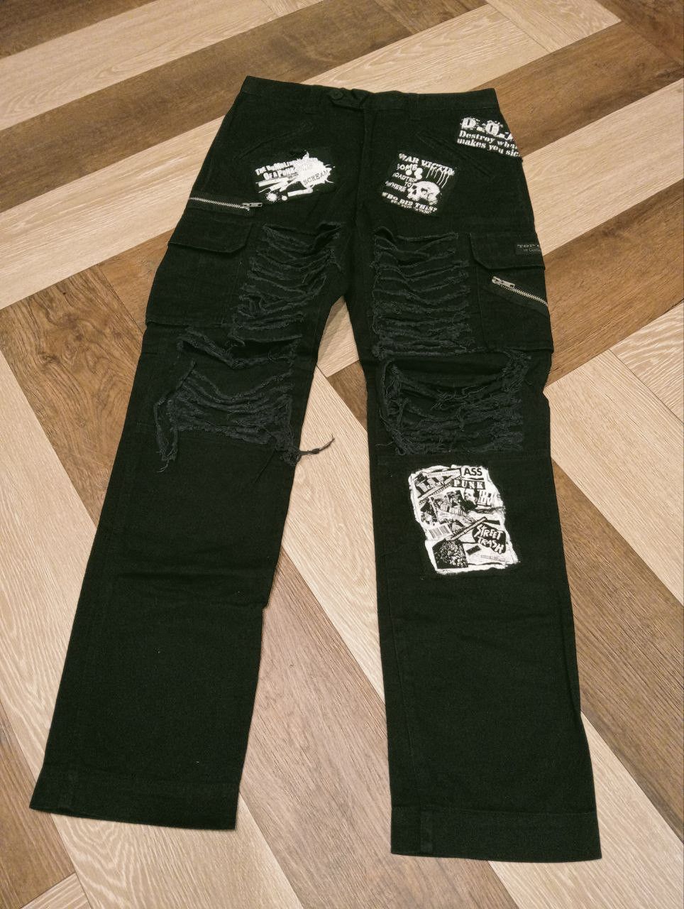 Seditionaries SEX POT REVENGE JAPAN BY THE ROADSIDE PUNK PANTS Size US 30 / EU 46 - 3 Thumbnail