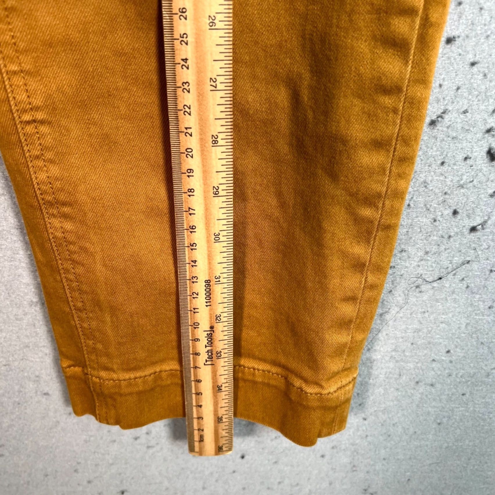 Everlane Everlane Pants Cropped Straight Womens Size 4 Brown Cotton Blend Chino High Rise Size 27" / US 4 / IT 40 - 6 Thumbnail