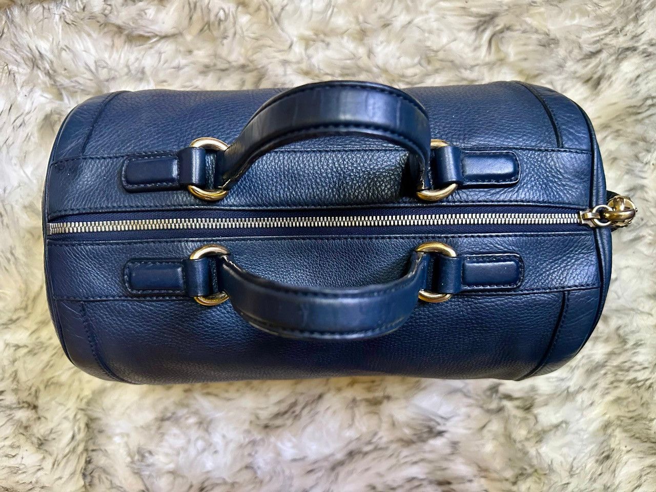 Gucci Authentic Gucci Soho Pebbled Leather Medium Boston Bag Size ONE SIZE - 6 Thumbnail